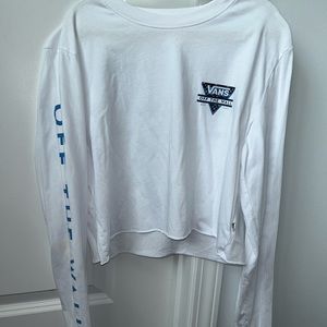 Vans Cropped Long Sleeve Tee